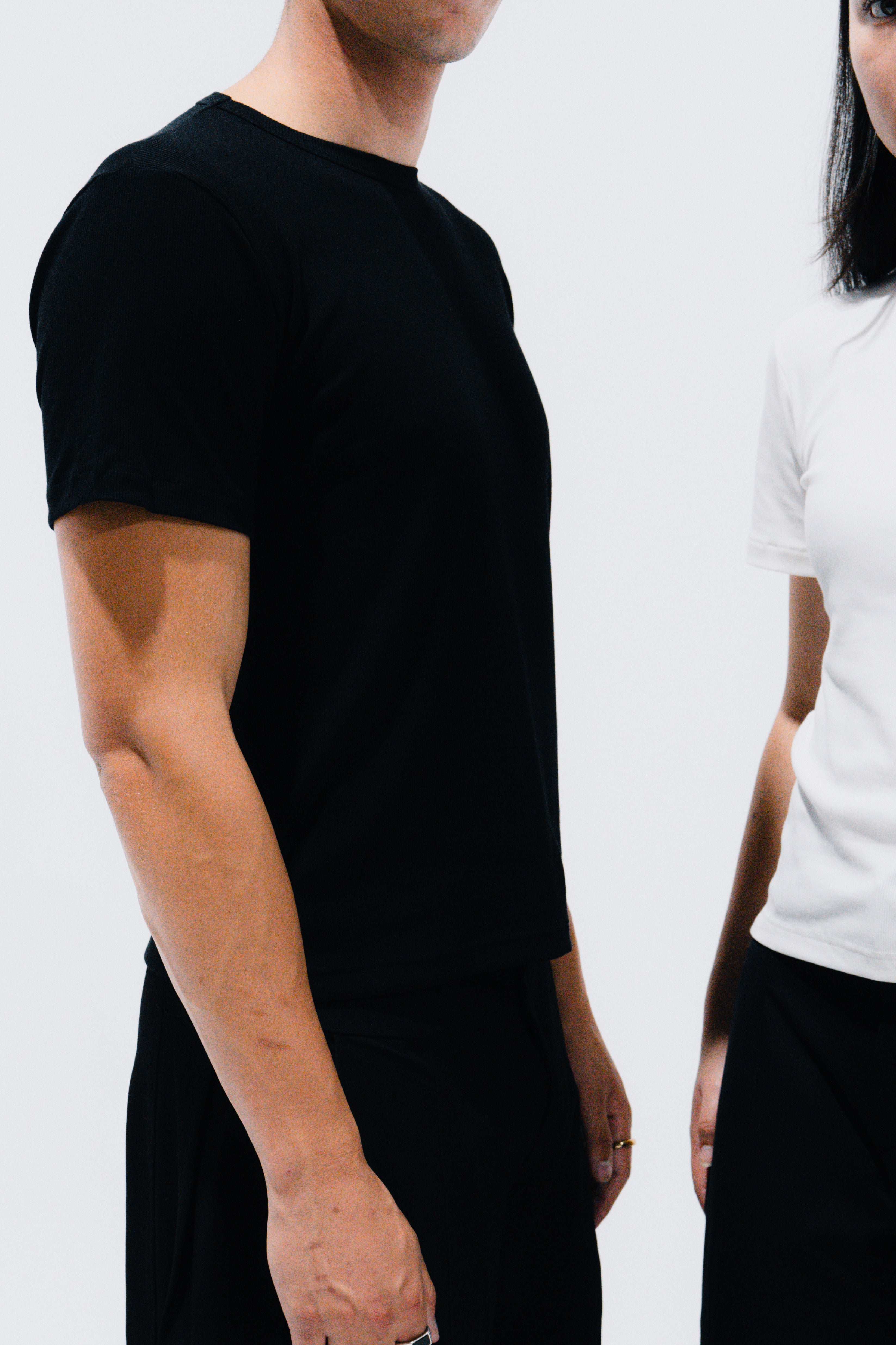 Fitted Tee (Soft Black)