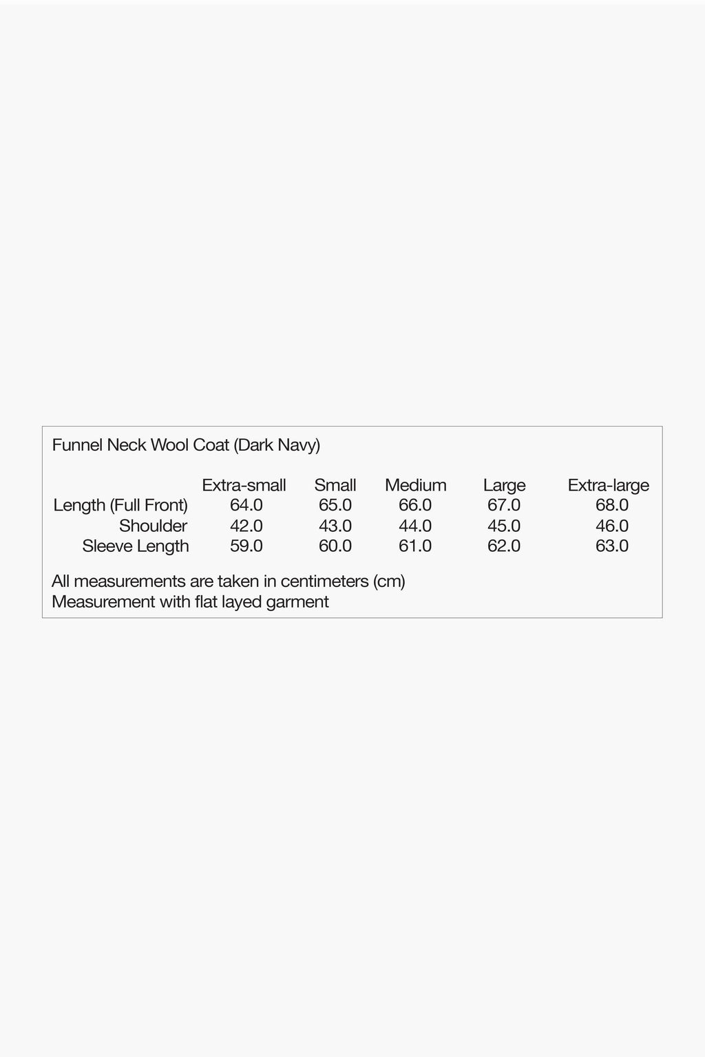 Funnel Neck Wool Coat