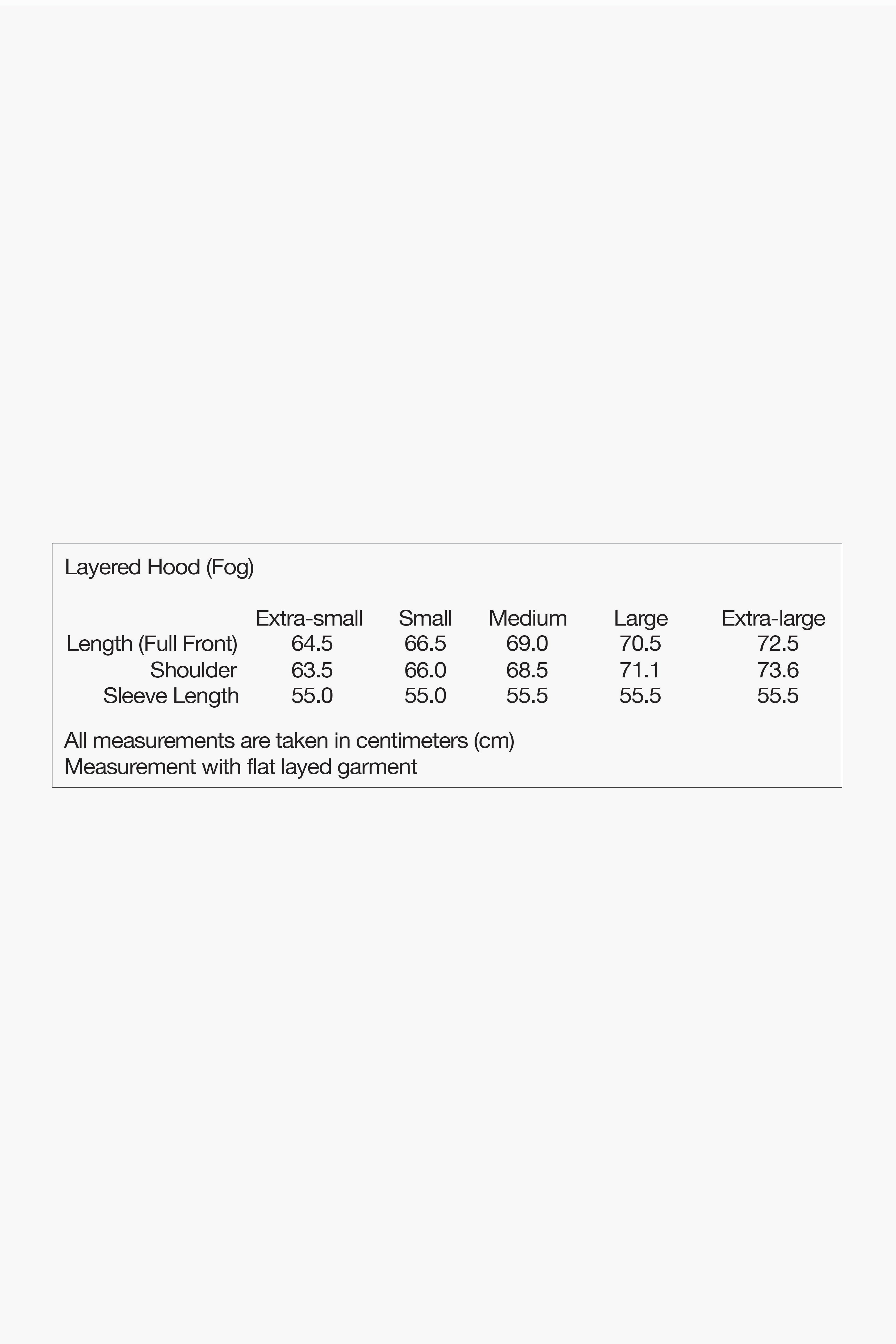 Layered Hood (Fog)