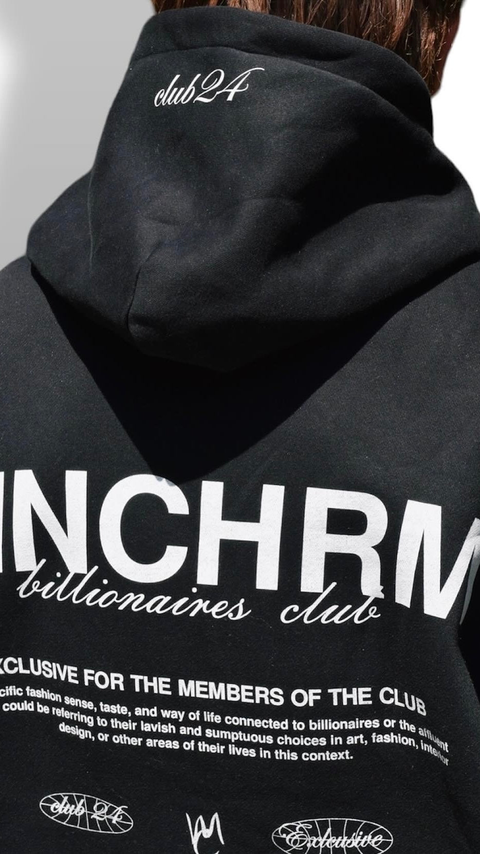 BILLIONAIRES CLUB HOODIE (PURE BLACK)