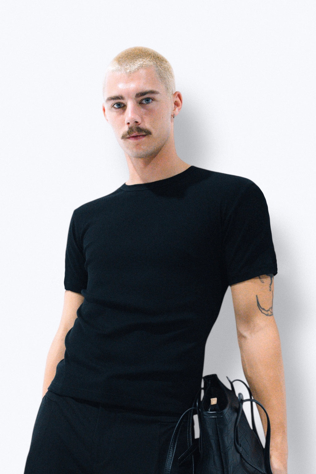 Fitted Tee (Soft Black)